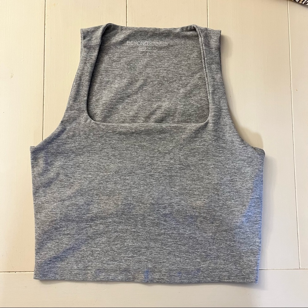 Beyond Yoga Spacedye Square Neck Cropped Tank